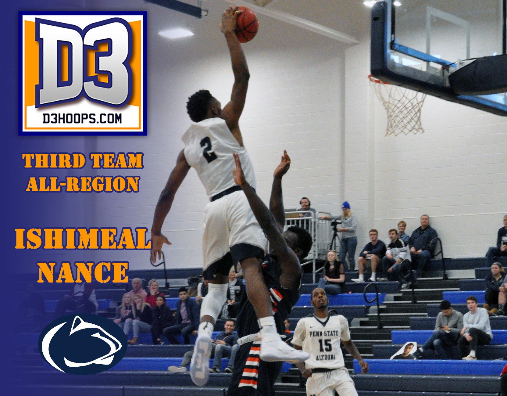 Nance Selected to D3hoops.com All-Region Team