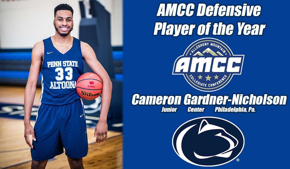 Gardner-Nicholson Voted Defensive Player of the Year, Third Team All-AMCC