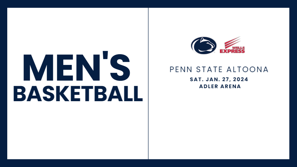 HIGHLIGHTS: Penn State Altoona Men's Basketball vs. Wells, 1-27-24