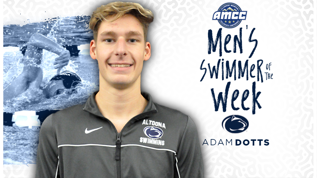 Dotts Chosen as AMCC Men’s Swimmer of the Week