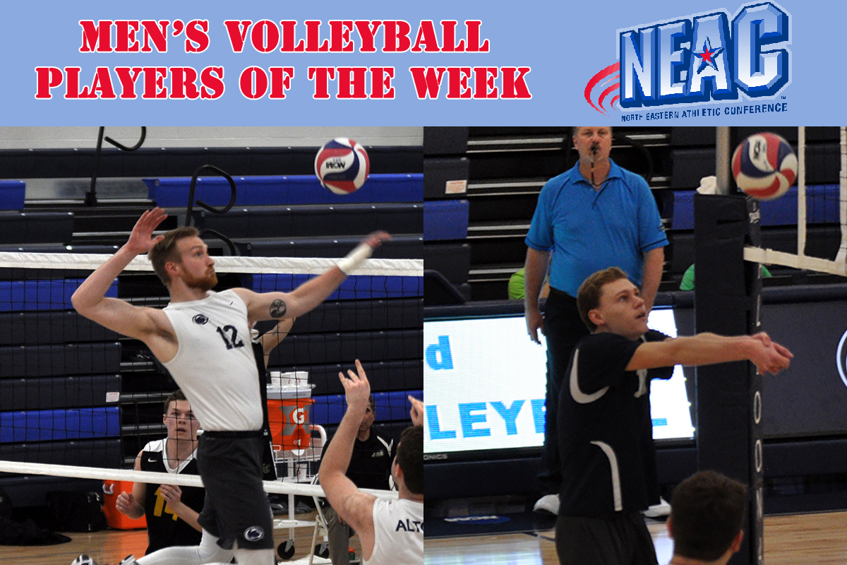 Downs, Arentz Sweep NEAC Weekly Awards