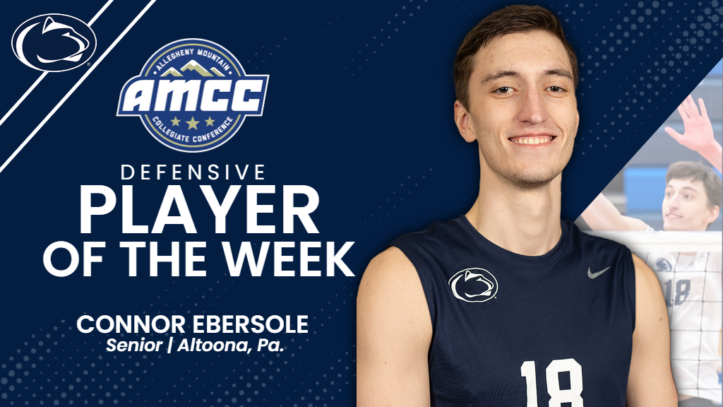 Ebersole Named AMCC Defensive Player of the Week