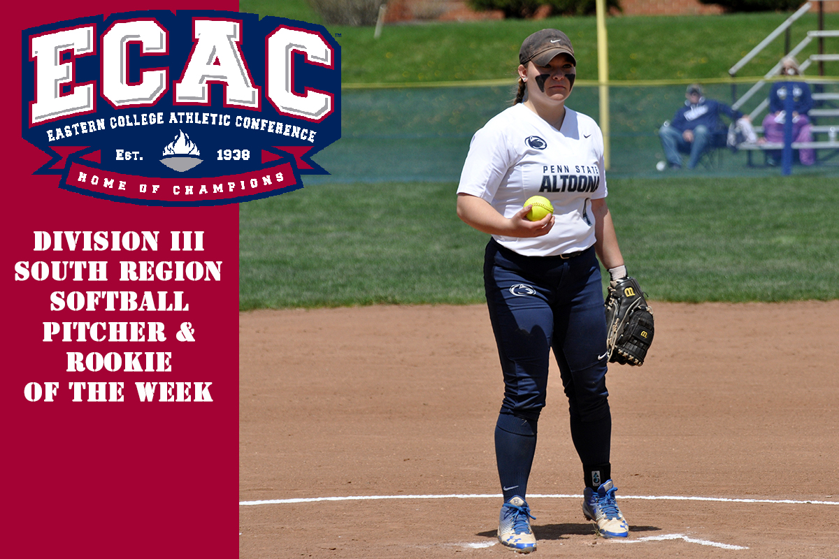 Strouse Awarded Pitcher, Rookie of the Week Honors by ECAC