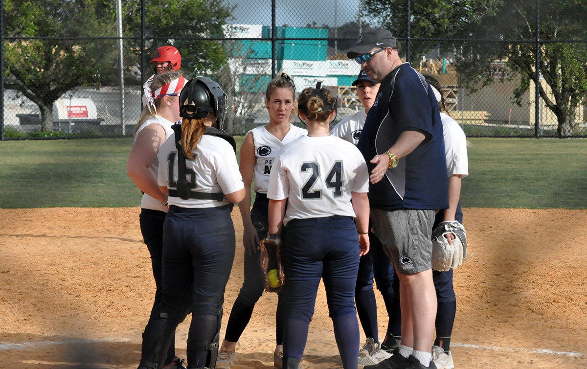 Softball Drops Two in Spring Games Opening Day