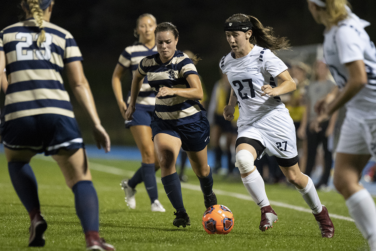 Women’s Soccer Bests Alfred State 6-4 for First AMCC Win