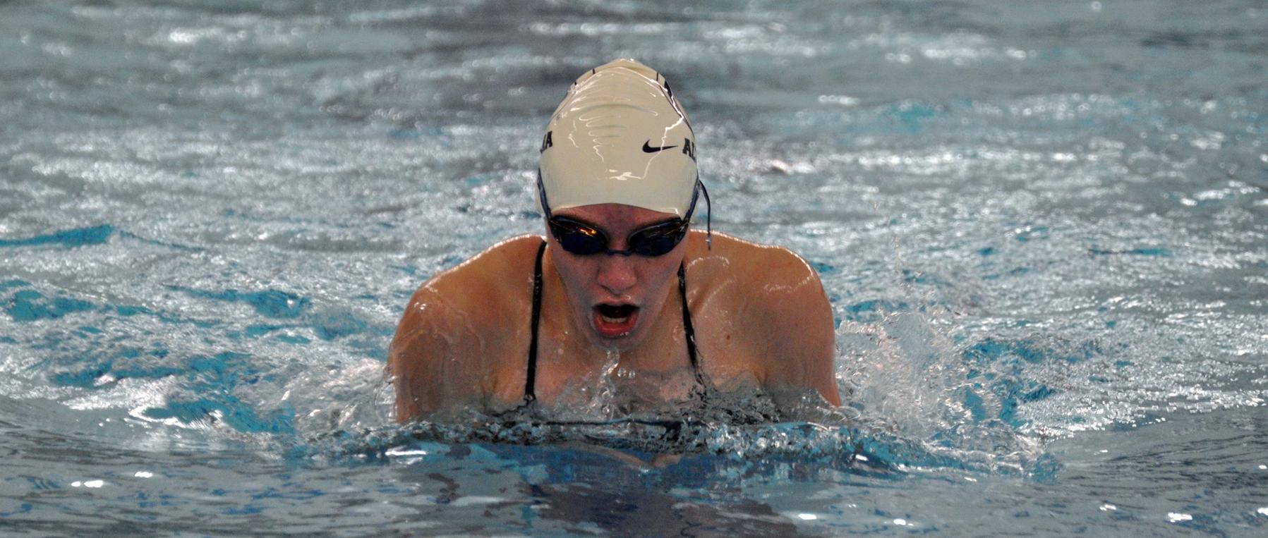 Women’s Swimming in Third After Day One of AMCCs