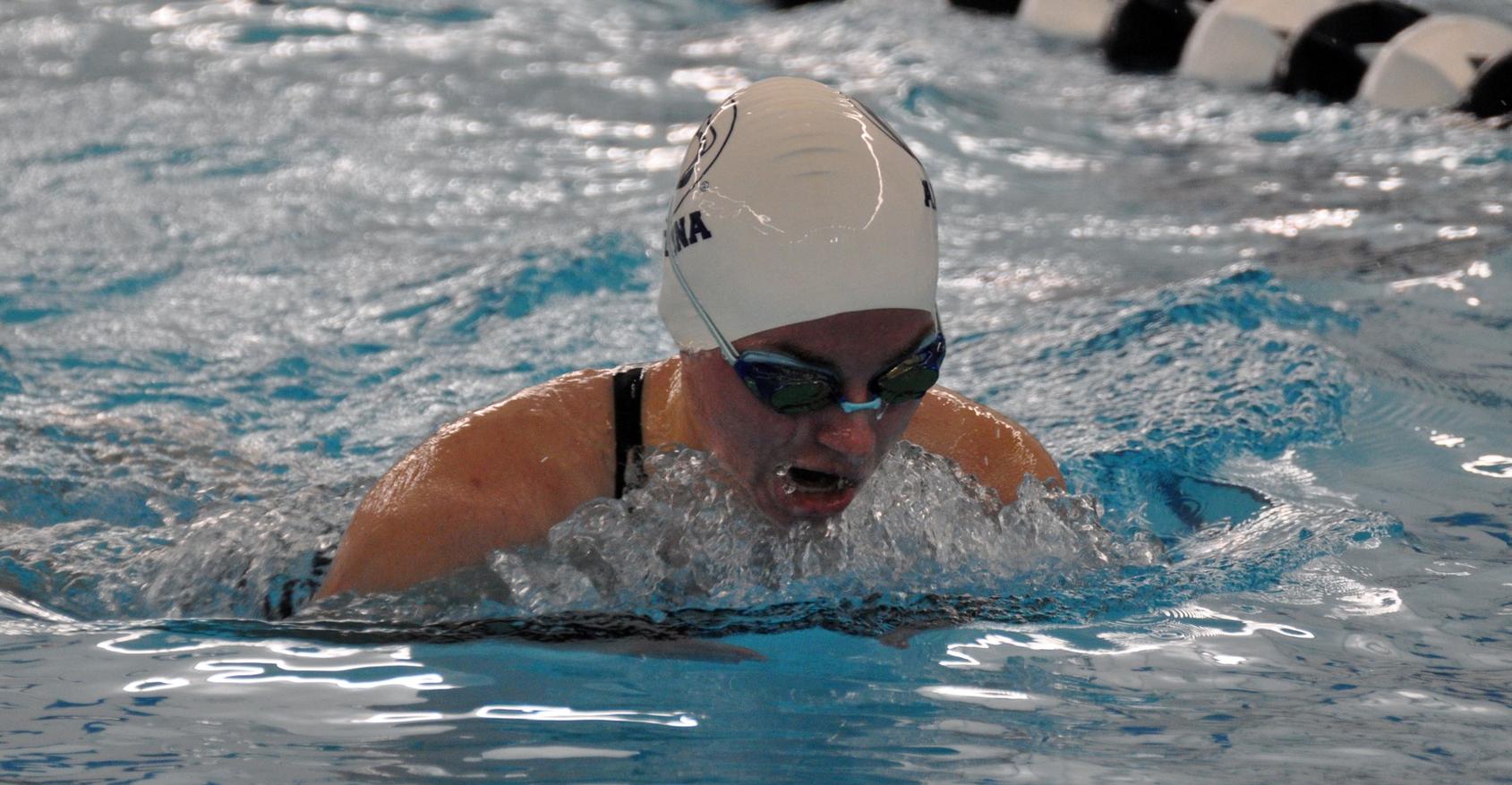 Lady Lions Swimming Finishes AMCC Championships in Fourth Place