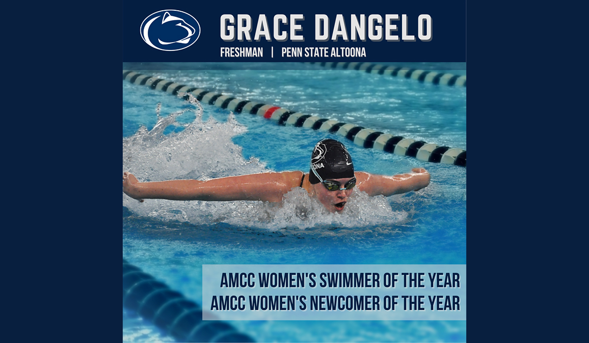 Women’s Swimming Grabs 10 Spots on All-AMCC Team, Highlighted by Dangelo’s Honors