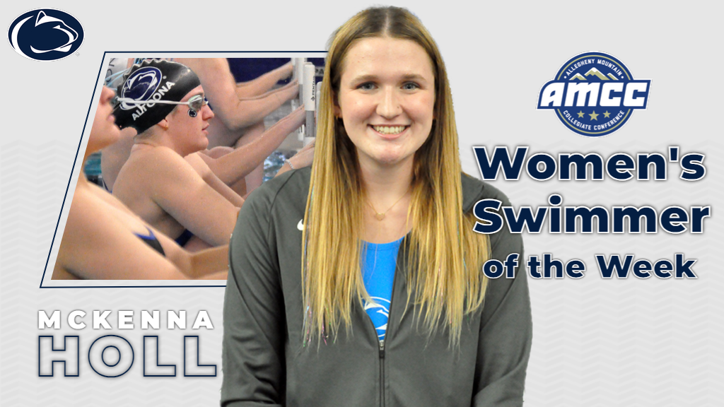 Holl Named AMCC Women’s Swimmer of the Week