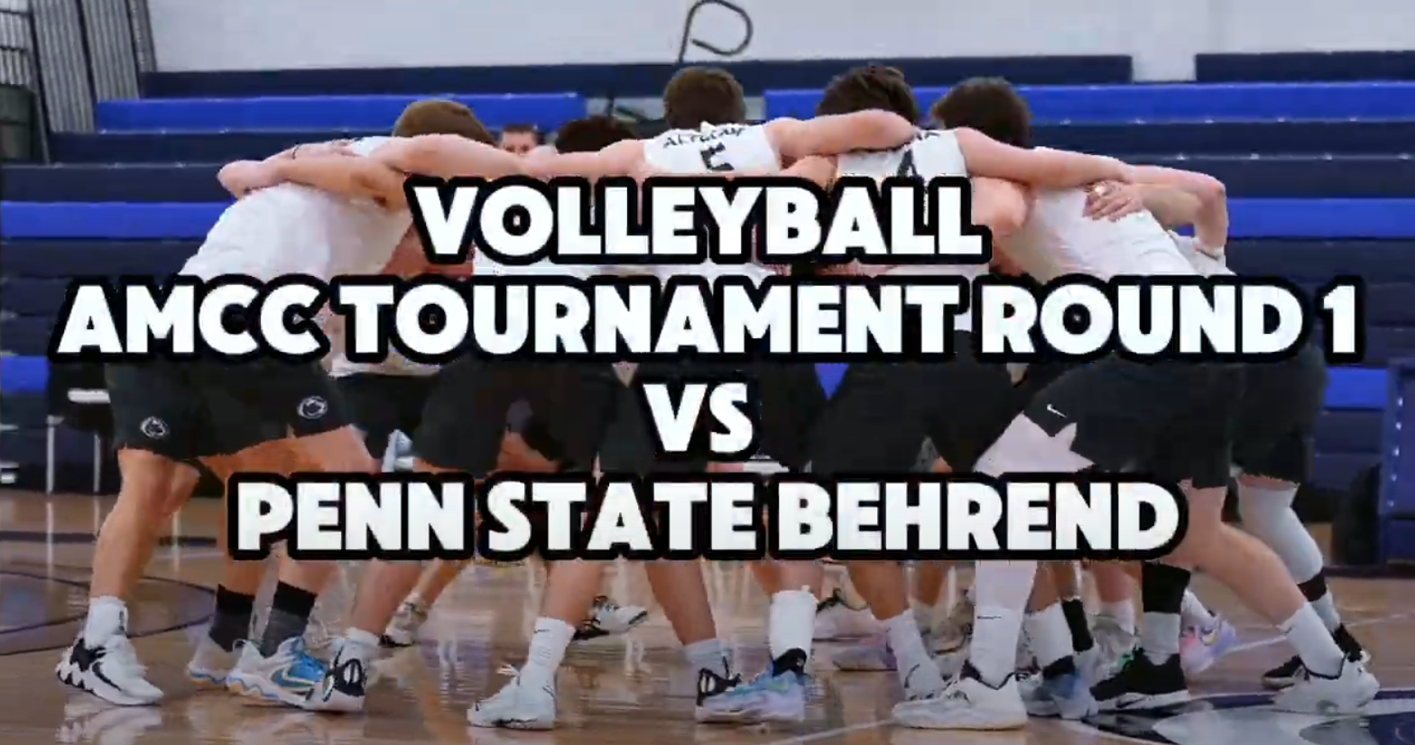 HIGHLIGHTS: Penn State Altoona Men's Volleyball vs. Penn State Behrend, 4-9-24 (AMCC Tournament, First Round)