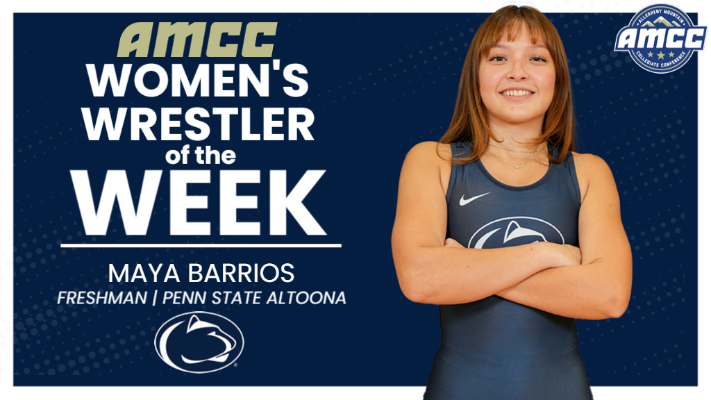 Barrios Selected AMCC Women’s Wrestler of the Week