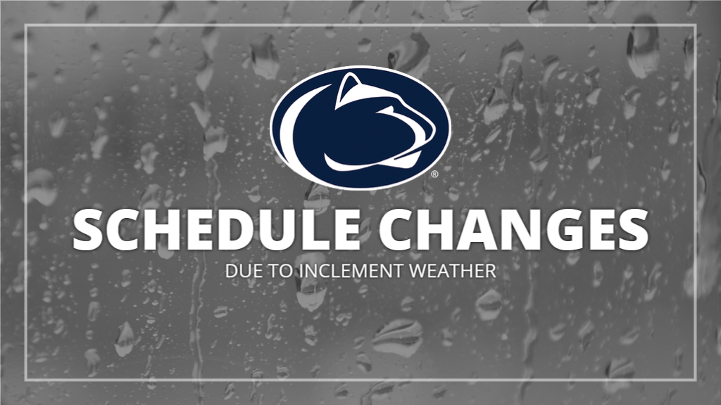 Inclement Weather Forces Schedule Changes