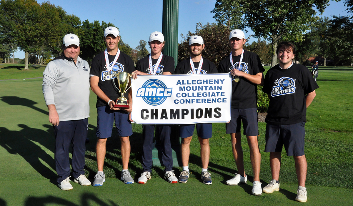 Men’s Golf Wins Sixth AMCC Championship; Ferguson Takes Individual Title