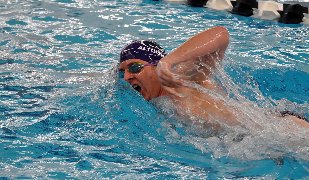 Men’s Swimming in Third After Day Two of AMCC Championships