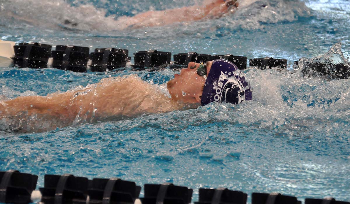 Lions Men’s Swim Team Keeps Third Place in Day Three of AMCCs