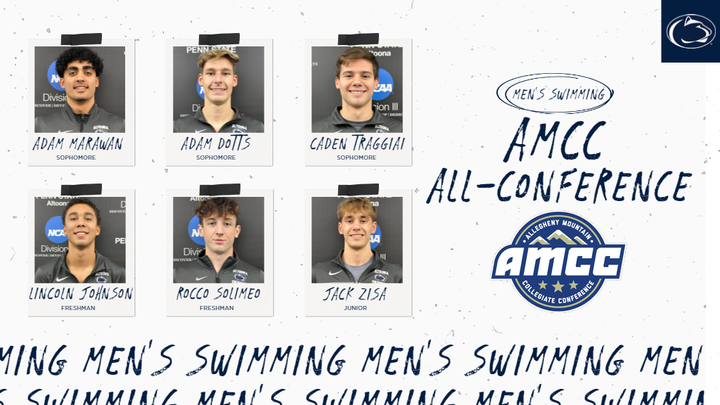 Men’s Swimming Takes Eight Spots on AMCC All-Conference Team