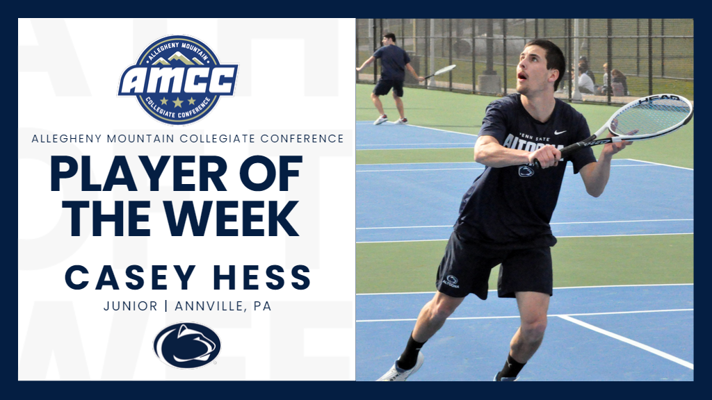 Hess Chosen as AMCC Player of the Week