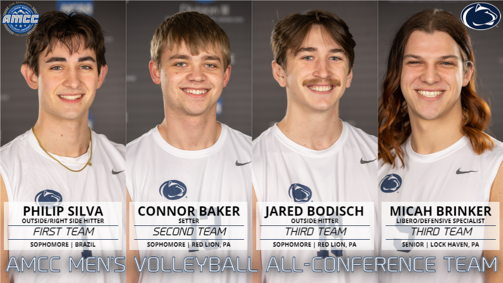 Four Lions Named to All-AMCC Men’s Volleyball Team