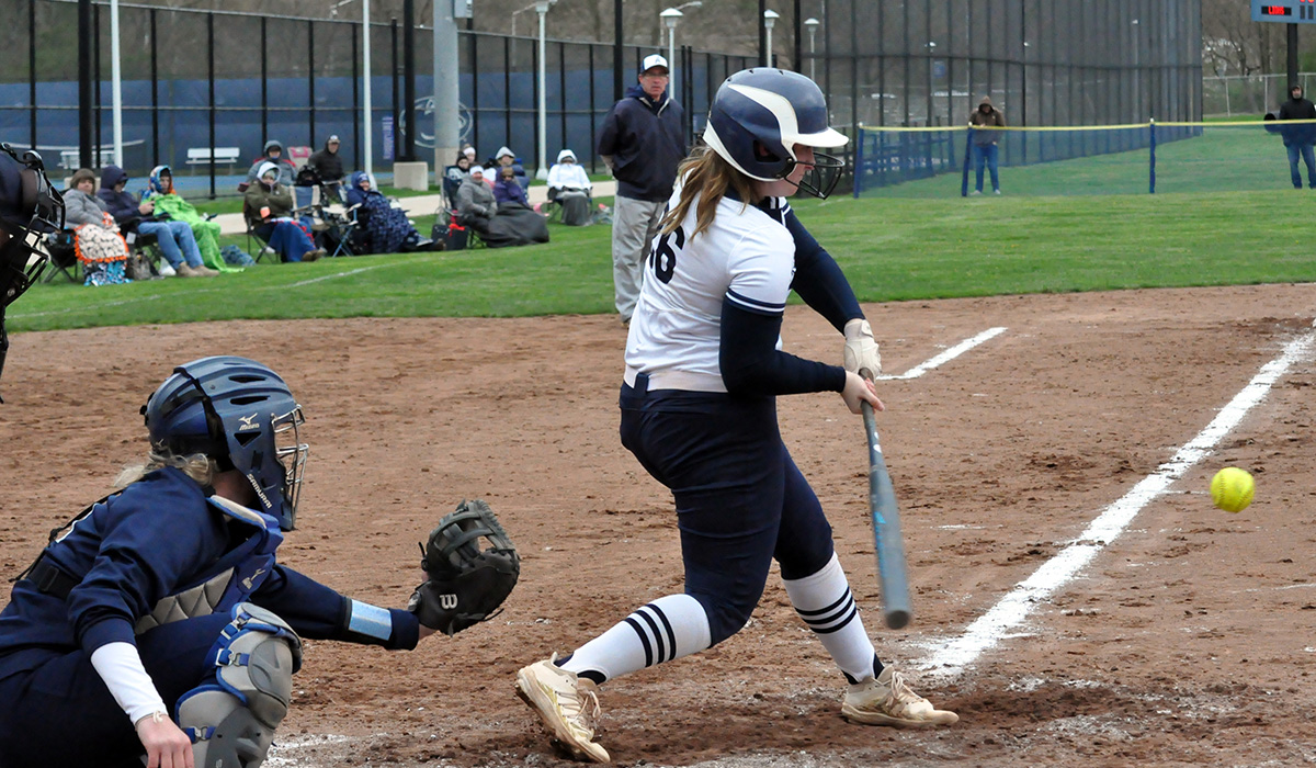 Softball Splits with Mounties in Final Home Doubleheader
