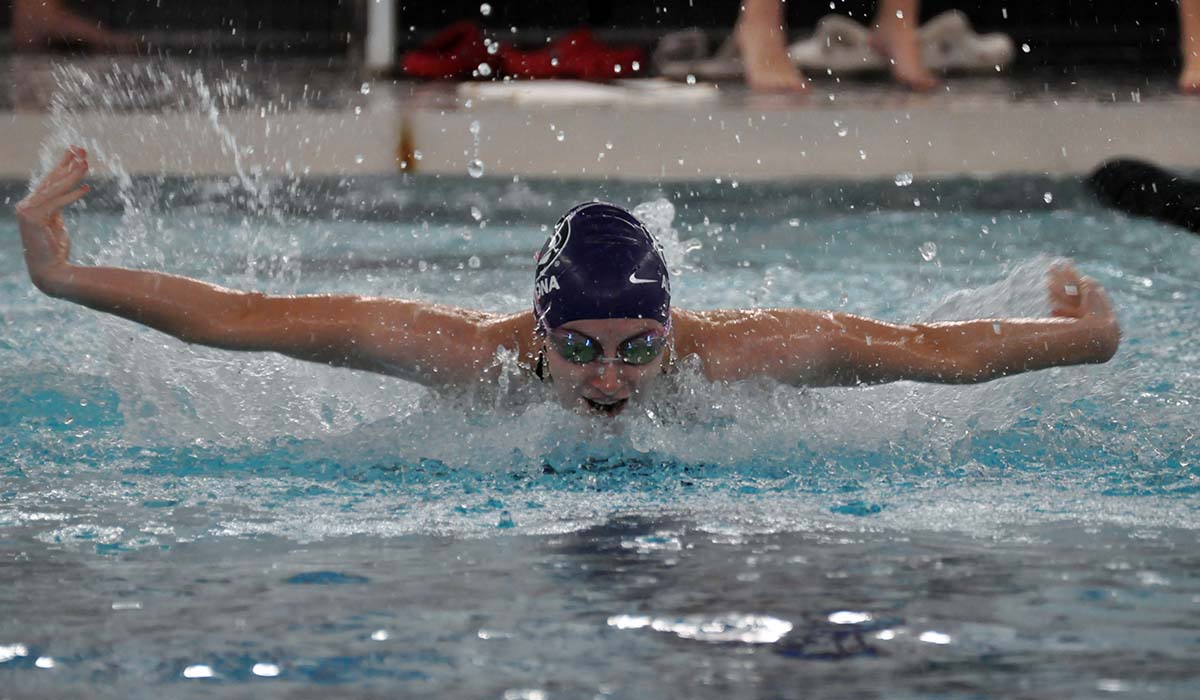 Women's Swimming Achieves Two First Places, Two Records in Day Three at AMCCs