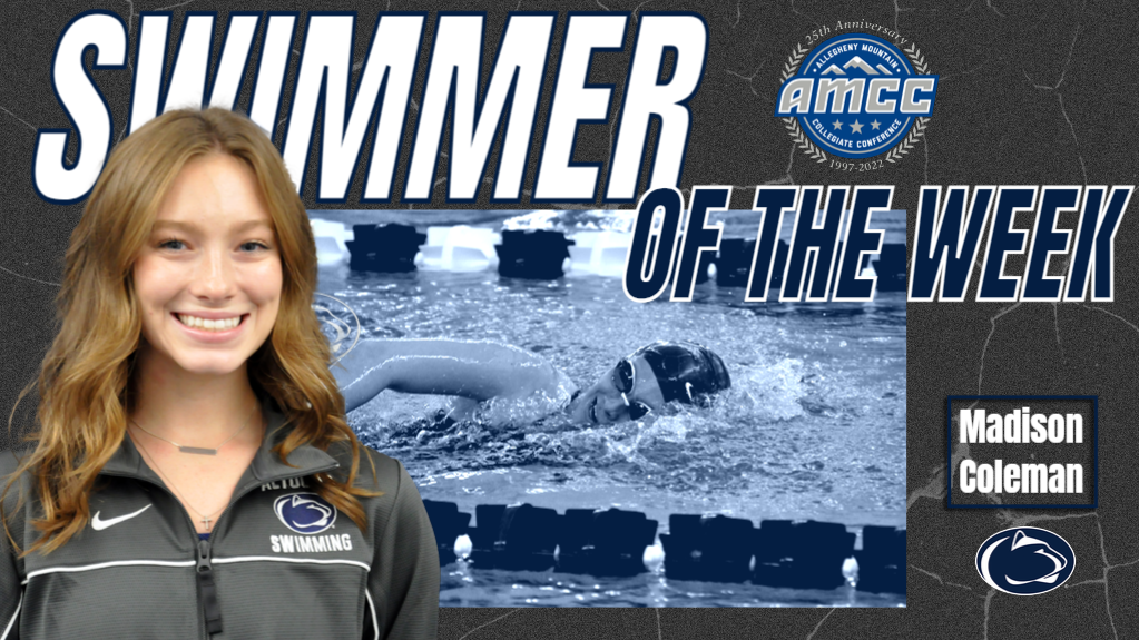 Coleman Named AMCC Women’s Swimmer of the Week