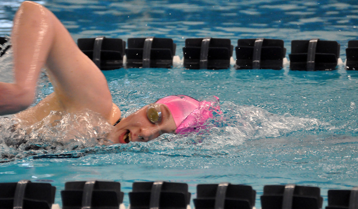 Women’s Swimming Holds Third After Second Day at AMCCs