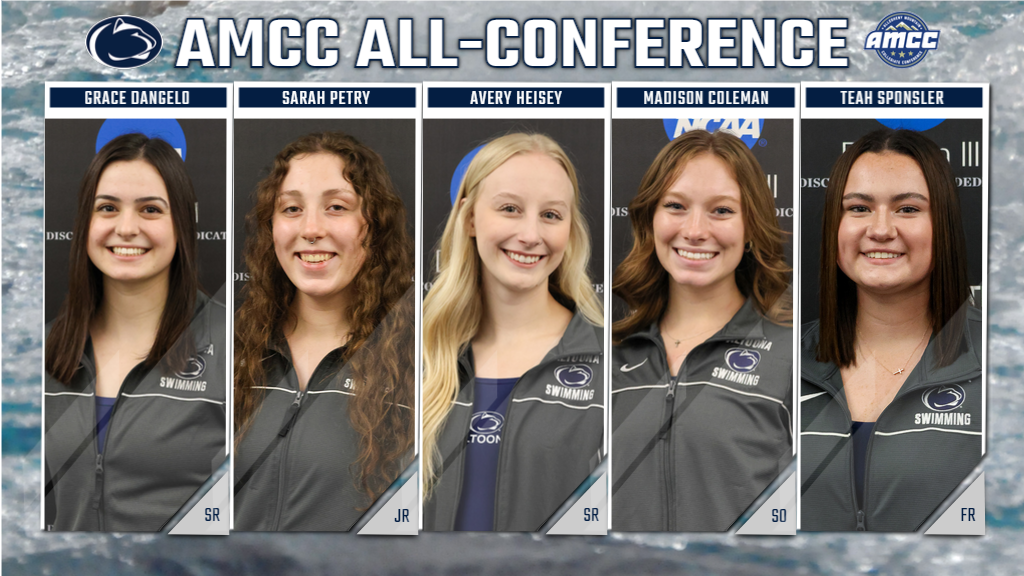 Women’s Swimmers Take All-AMCC Honors in 10 Events