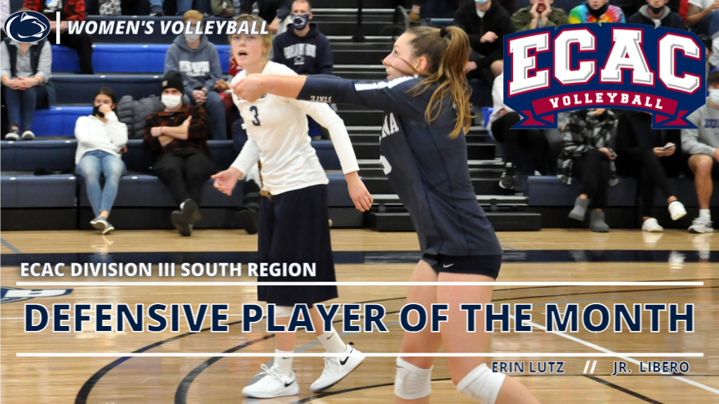 Lutz Takes ECAC DIII South Region Defensive Player of the Month Honors
