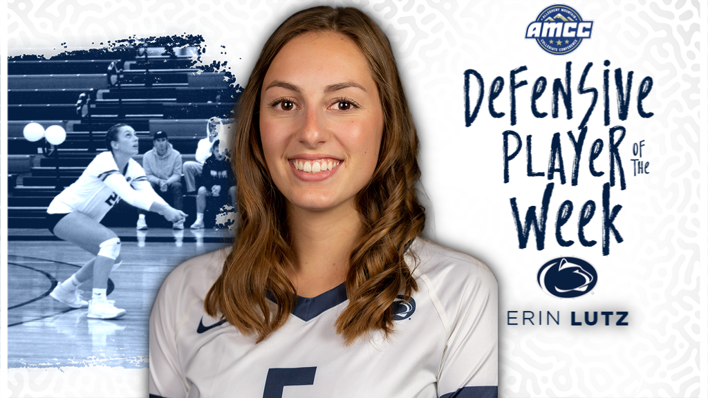 Lutz Named AMCC Defensive Player of the Week