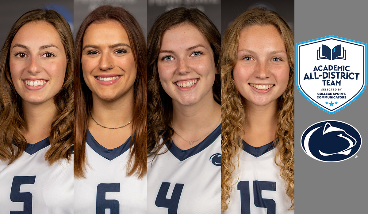 Four Women’s Volleyball Players Named to Academic All-District Team